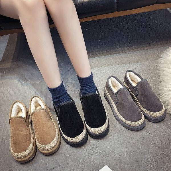 Mocasini casual dama din piele intoarsa ecologica in trei culori