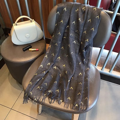 Eșarfă de damă modernă în două culori