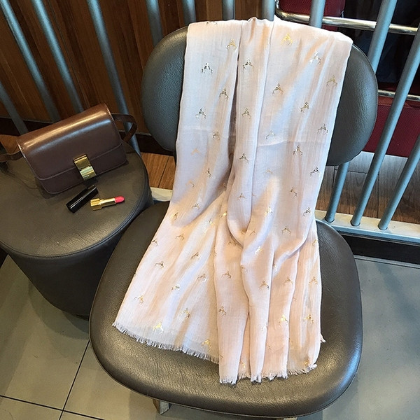 Eșarfă de damă modernă în două culori