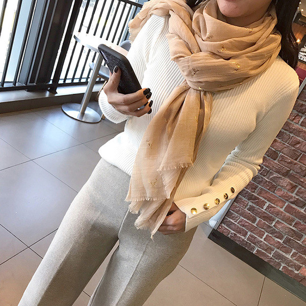 Eșarfă de damă modernă în două culori