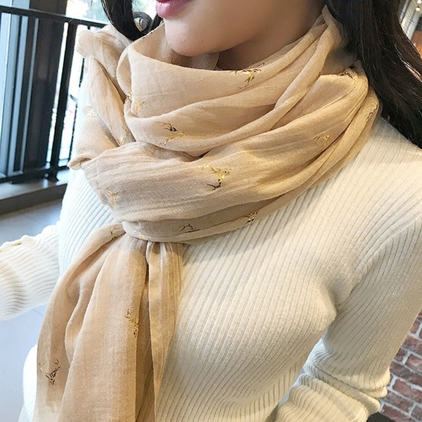 Eșarfă de damă modernă în două culori