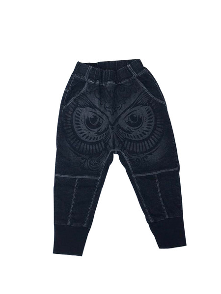 Детски модерен панталон с щампа в два цвята