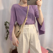 Bluza de dama in mai multe culori cu maneci deschise