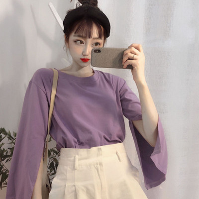 Bluza de dama in mai multe culori cu maneci deschise