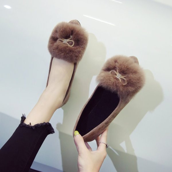 Модерни дамски мокасини с метална декорация от еко велур в три цвята