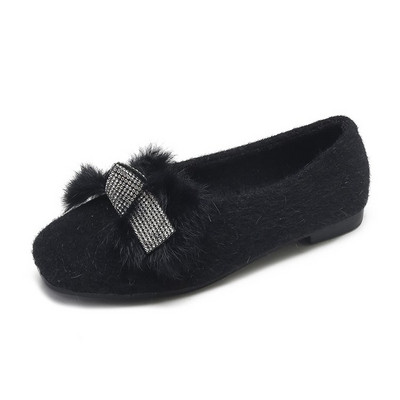 Μοντέρνα γυναικεία μοκασίνια με διακοσμητικές πέτρες σε τρία χρώματα