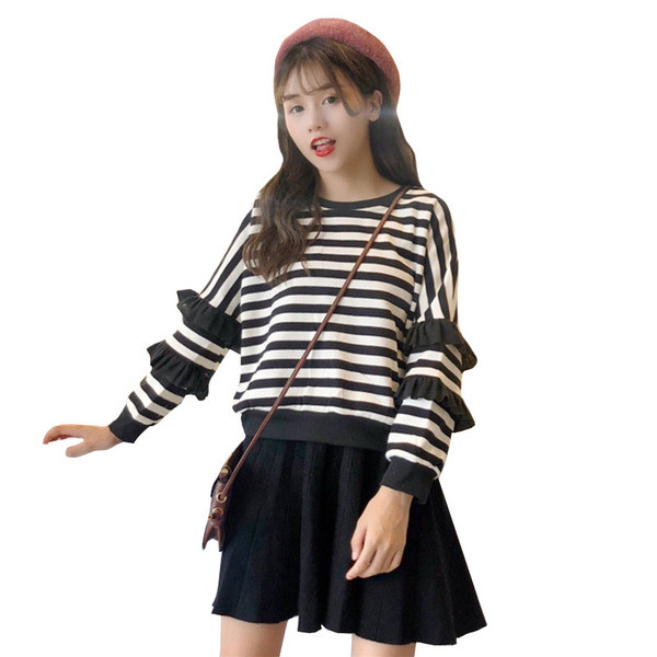 Bluză casual de damă cu mâneci lungi