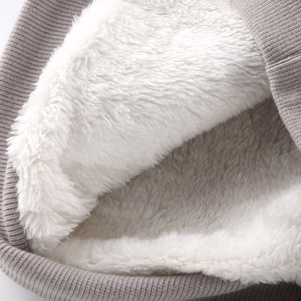 Детски плътен суичър с качулка в няколко цвята