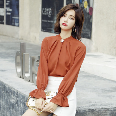 Camasa moderna de dama cu maneca lunga in mai multe culori