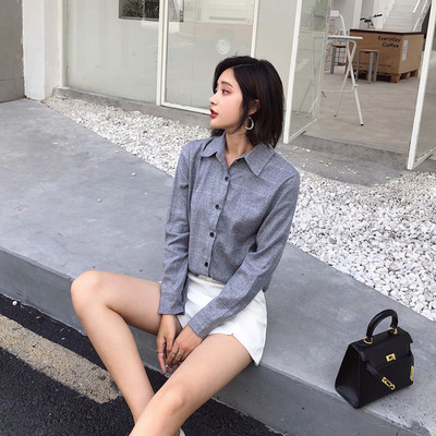 Есенна дамска риза в два цвята