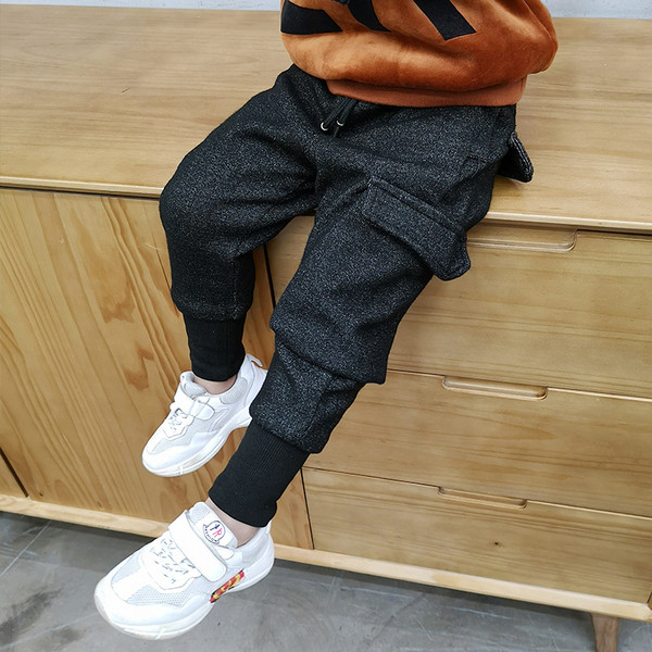 Pantaloni casual moderni pentru copii model larg