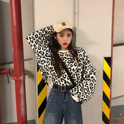 Дамска блуза с десен в три цвята