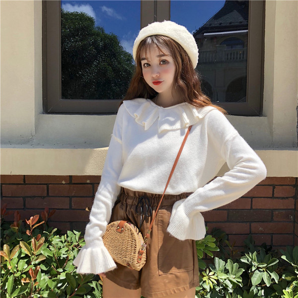 Pulover elegant de dama in doua culori