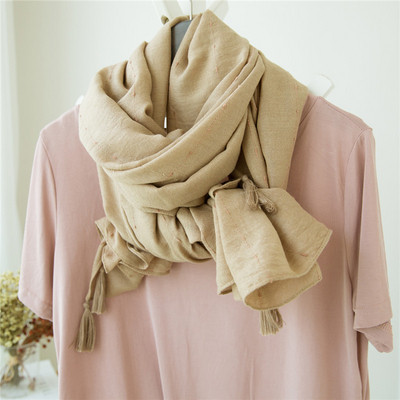 Esarfa de dama de zi cu zi cu ciucuri in mai multe culori