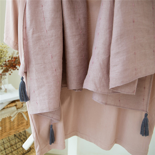 Esarfa de dama de zi cu zi cu ciucuri in mai multe culori