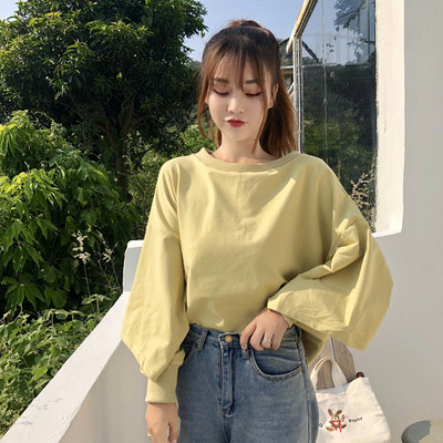 Bluză de damă cu mâneci largi în două culori