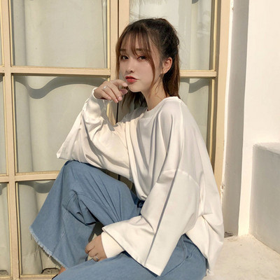 Bluză de damă cu mâneci largi în două culori