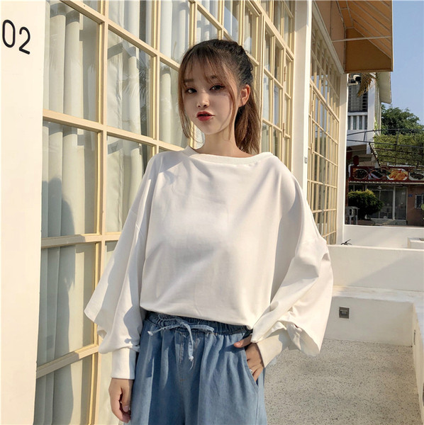 Bluză de damă cu mâneci largi în două culori