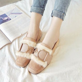 Модерни дамски мокасини с метална декорация в два цвята