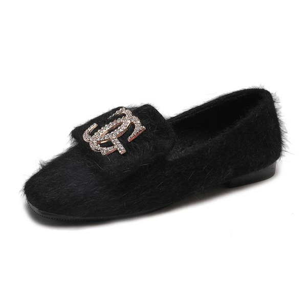 Mocasini de dama moderni cu decor metalic si pietre decorative in doua culori