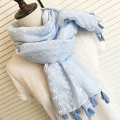 Eжедневен дамски шал в няколко цвята