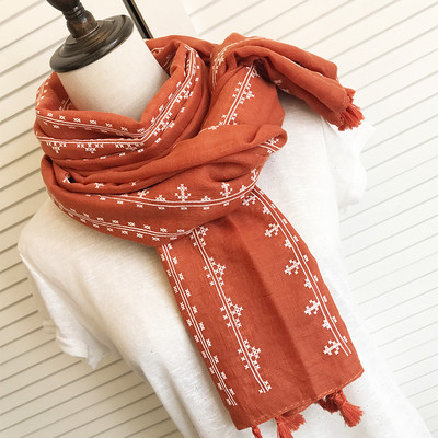 Eжедневен дамски шал в няколко цвята