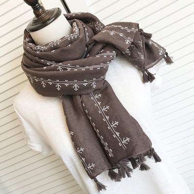 Eжедневен дамски шал в няколко цвята