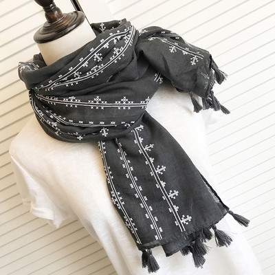 Eжедневен дамски шал в няколко цвята