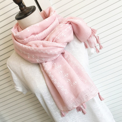 Eжедневен дамски шал в няколко цвята