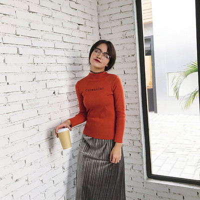 Pulover de damă cu inscripție în patru culori