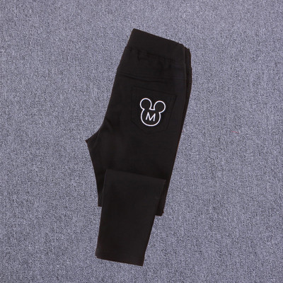 Παιδικά τζιν για κορίτσια σε μαύρο και άσπρο χρώμα