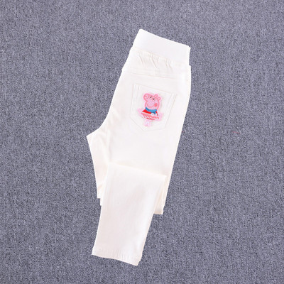 Παιδικά τζιν για κορίτσια σε μαύρο και άσπρο χρώμα