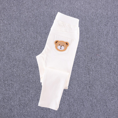 Παιδικά τζιν για κορίτσια σε μαύρο και άσπρο χρώμα