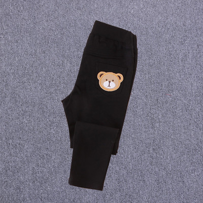 Παιδικά τζιν για κορίτσια σε μαύρο και άσπρο χρώμα