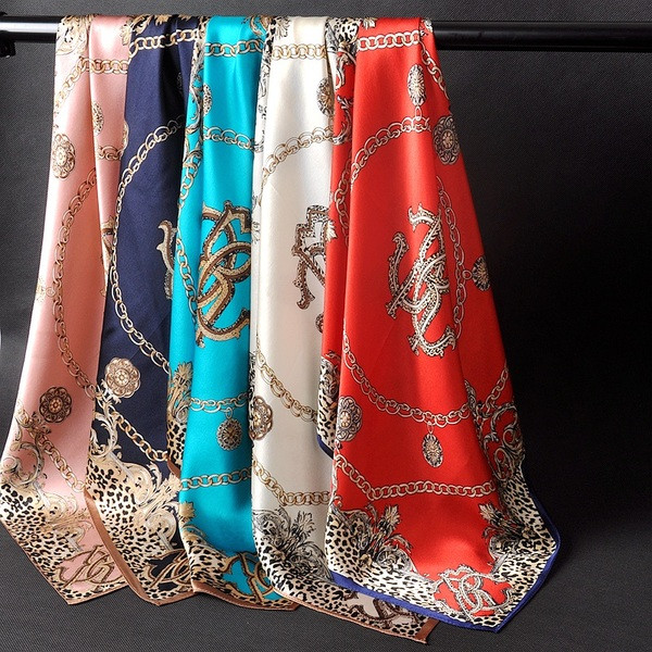 Esarfa de dama eleganta din matase in cinci culori