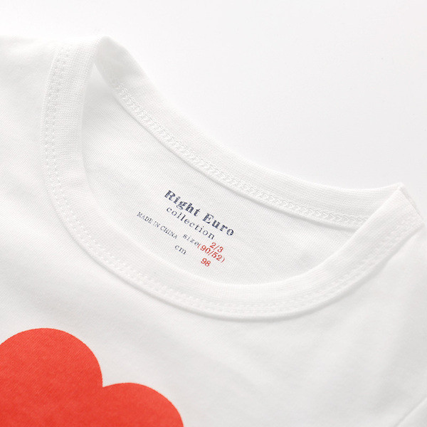 Bluză pentru copii alb-negru cu inscripție