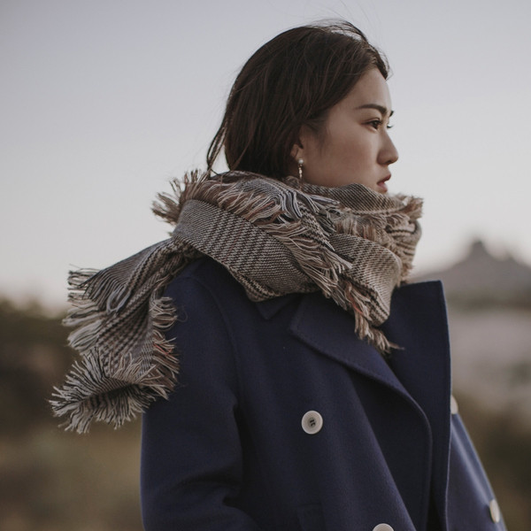 Esarfa de iarna dama in patru culori sau doua modele