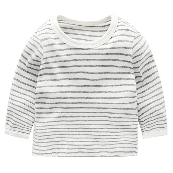 Детска блуза с О-образна яка за момчета в няколко цвята