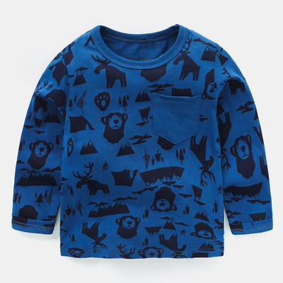 Bluza pentru copii in mai multe modele cu buzunar decorativ, inscriptie si imprimeu