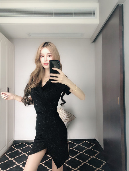 Elegáns fekete női ruha