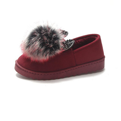 Mocasini de dama actuali cu elemente 3D din piele intoarsa eco in mai multe culori