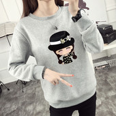 Αθλητική-casual γυναικεία μπλούζα με πολύχρωμη εφαρμογή σε διάφορα χρώματα