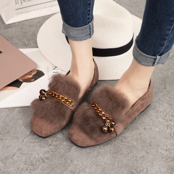 Női velúr mokaszinok jelenlegi modellje fém elemekkel és pehely két színben