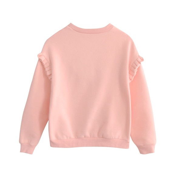 Καθημερινή γυναικεία μπλούζα με ροζ κεντήματα