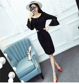 Γυναικείο κομψό φόρεμα σε τέσσερα χρώματα