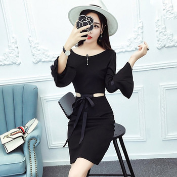 Γυναικείο κομψό φόρεμα σε τέσσερα χρώματα