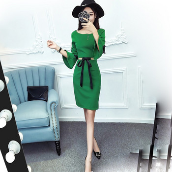 Γυναικείο κομψό φόρεμα σε τέσσερα χρώματα