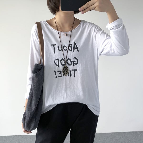 Γυναικεία καθημερινή μπλούζα σε τρία χρώματα