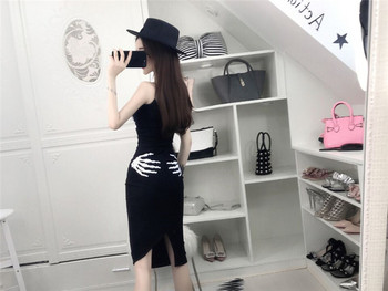 Rochie neagră casual de damă