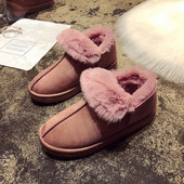 Дамски боти от еко велур с мека подплата в няколко цвята